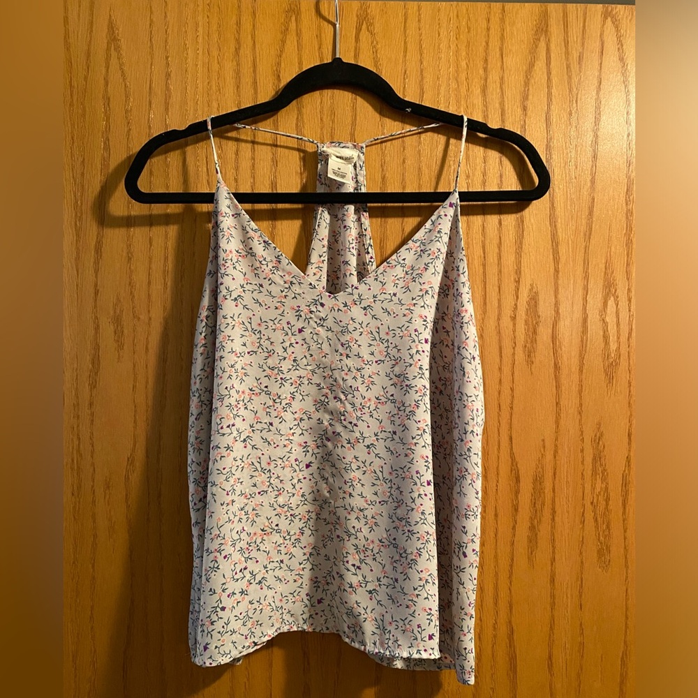 Wet seal size medium floral spaghetti strap tank top